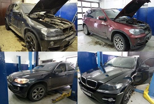 Галерея работ по ремонту БМВ Х5 Х6 Галерея работ по ремонту БМВ Х5 Х6