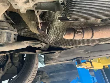 Заменили гофру в выпускной системе Заменили гофру в выпускной системе