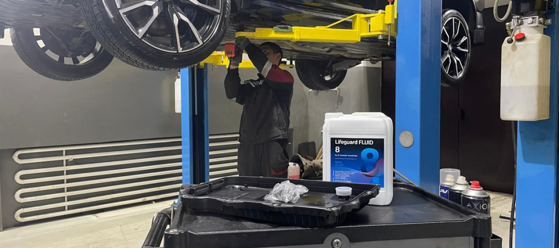 Замена масла в АКПП BMW X7 — обслуживание коробки ZF 8HP в Москве