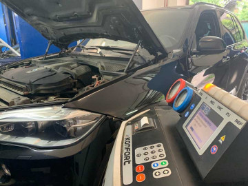 Замена компрессора кондиционера на BMW X5 Замена компрессора кондиционера на BMW X5